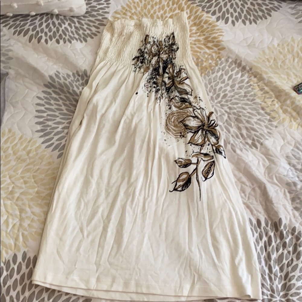 Strapless sundress